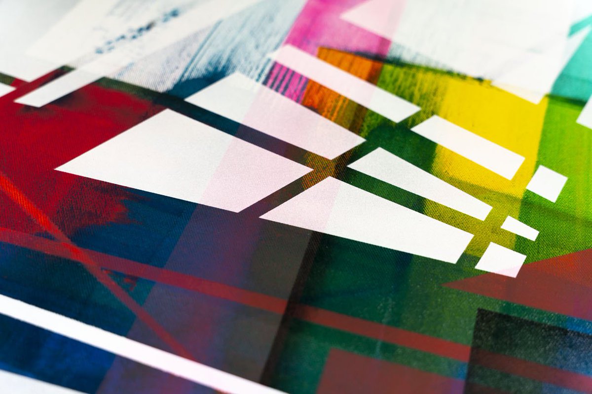 Exactus - Hand Painted Abstract Painting (sold) #abstractart #abstractpainting #johnbeckley