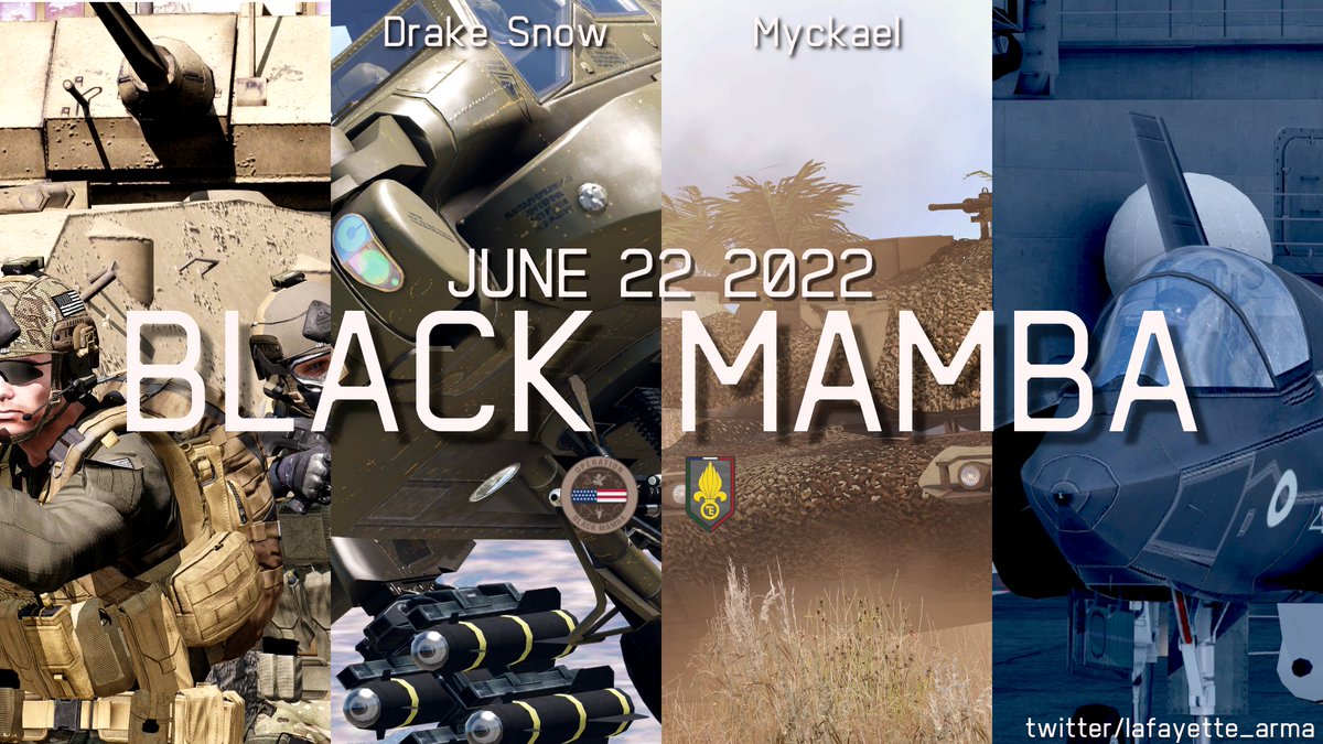 7eCompagnie's tweet photo. 📲 https://t.co/LYeU4sj4u6 

🪖 Be a ranger in a LAV squad ? 
🎯 Be in a ABRAMS TUSK III tank ?
🚁Fly in a F-35 Jet or an Apache Helicopter ?

📝You have the choice, everything depends on you ! 

💪 Join us and play at our monthly big mission the june 22 https://t.co/69lidI6TIw