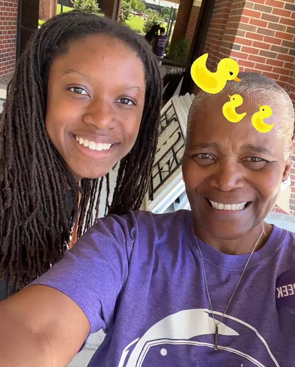 DrNPJones's tweet photo. @TarletonPrez seems like #DuckCamp1 was a success. Sheโs excited about being a #TarletonTexan @TarletonState @LathesTowns #weareTarletonState https://t.co/7jUYpYeG7b