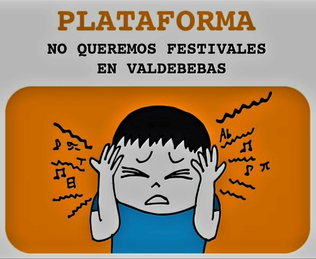 JavierCaso's tweet photo. @VdBB_ @Revisionista12 @AlmeidaPP_ 👉 En los macrofestivales, como los que el @MADRID permite en #Valdebebas, la #reverberación es de más de cinco horas; pues tras el festival 30.000 personas se quedan por las calles del barrio haciendo botellón. ¡#StopMadCoolValdebebas!#StopBotellones! https://t.co/LtG3nnu1sx