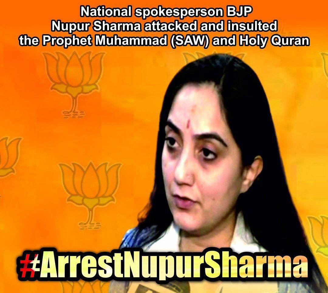 MushaalMullick's tweet photo. #Stopinsulting_ProphetMuhammad and #ArrestNupurSharma immediately. https://t.co/suqOkSSxws