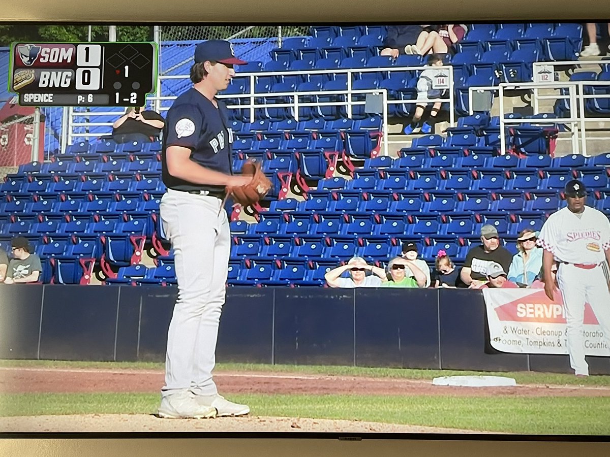 GHBaseball's tweet photo. Catching a Mitch Spence (c/o 2016) start tonight on MILBTV! https://t.co/vcfOuMLYli