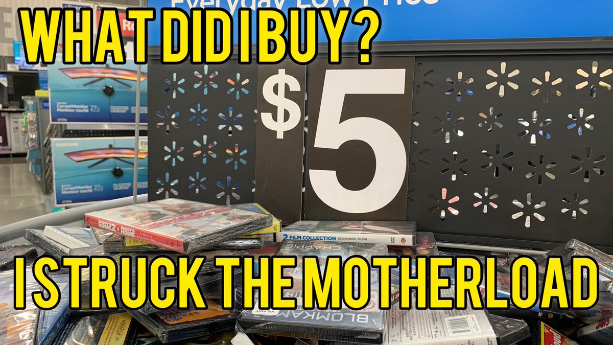 thebinbuster's tweet photo. I went to @Walmart and dig into their #5dollarbin to see what treasure I can find
I HIT THE MOTHER-LOAD! WALMART $5 BIN | BINBUSTER GOES EP. 6
https://t.co/lRNaXNva3s #MovieReview #moviehaul #movietwitter #FilmTwitter https://t.co/14h8DOOVI7