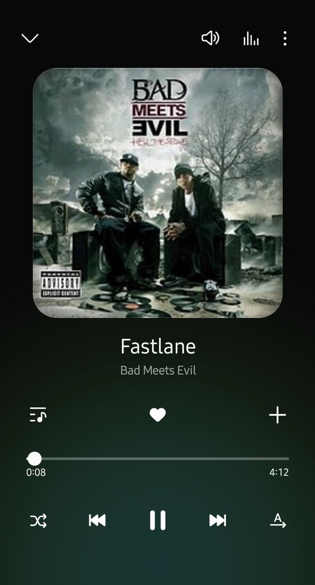 E_MusicKamikaze's tweet photo. #NowPlaying Fast Lane - Bad Meets Evil @Eminem @Royceda59 #HellTheSequel https://t.co/5rvgtysRsw