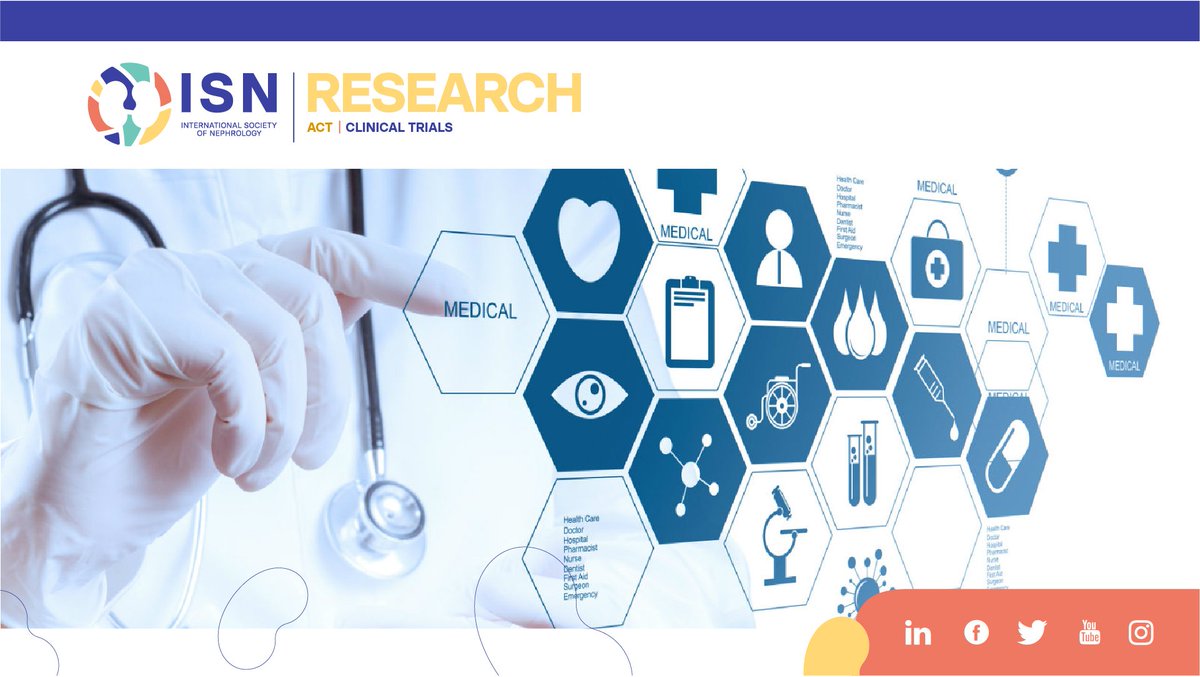 Ever heard of the <a href="/ISNkidneycare/">Int Society of Nephrology</a> global trial focus #ISNGTF? 
Here is a tweetorial to let you know more:
The #ISNGTF is a subgroup of the #ISNACT group, who are identifying and summarizing recent interesting trials in Nephrology.