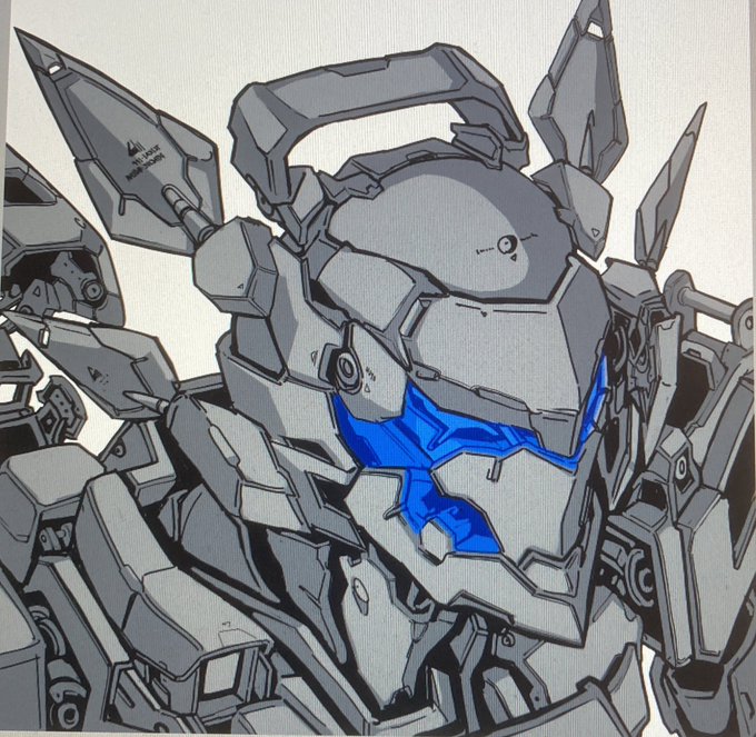 4時間でメカ描いた🦾☠️ 