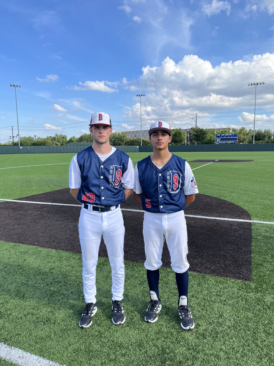 F: 9 Dudes 2023 5, TBA Rangers 17U Red 5
PoG: <a href="/Jack_Crabtree23/">Jackson Crabtree</a> 3 IP, K, 3H, ER, BB | 2-3, RBI, R, BB
Hitter: <a href="/jrrreed5/">jreed5</a> 1-3, 2 RBI | 1.2 IP, K, 0R, 0 BB
Notable: @barrett_on_move 1-2, 2B, R, BB