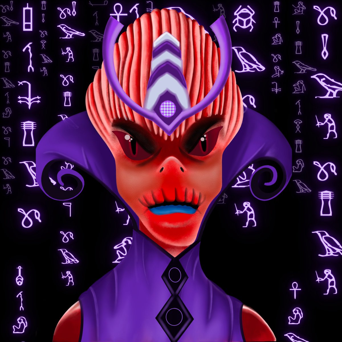 In the Bomani Culture, cloaks are an article of clothing reserved for clan commanders. They've slowly become more accepted as a status of wealth oppose to a status of rank. None the less cloaks are as rare as sighting the 3rd Moon of Actius.

#NFT #free #freemintNFT #MetaVerse