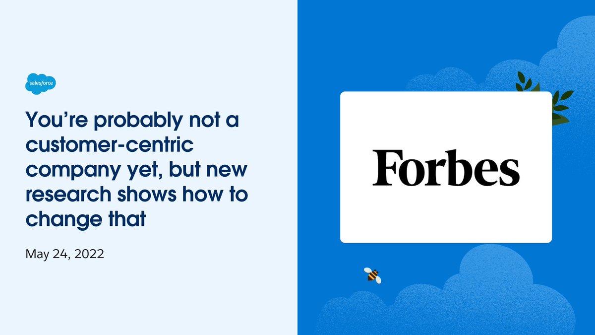 salesforce's tweet photo. What does "customer-centricity" really look like?

Well, let’s ask the customers.

The latest State of the Connected Customer report surveyed 17,000 people to find out.

@BrianSolis breaks it down on @Forbes: https://t.co/yqF0ufAm5K https://t.co/du7TfmIW9J