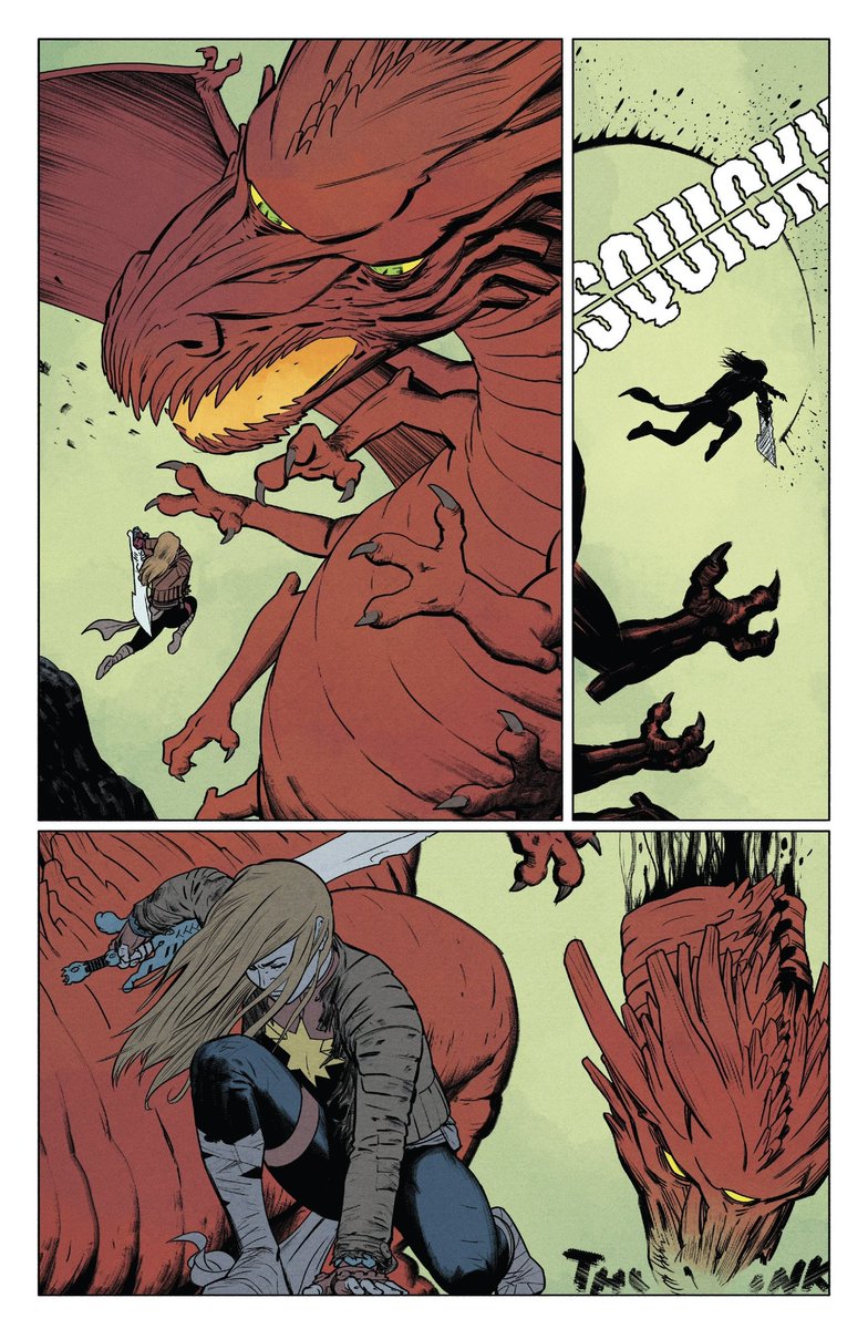 Mandyleh's tweet photo. Carol with a monster slaying Greatsword, thats the tweet #CarolCorps https://t.co/B8BcZYXZbR