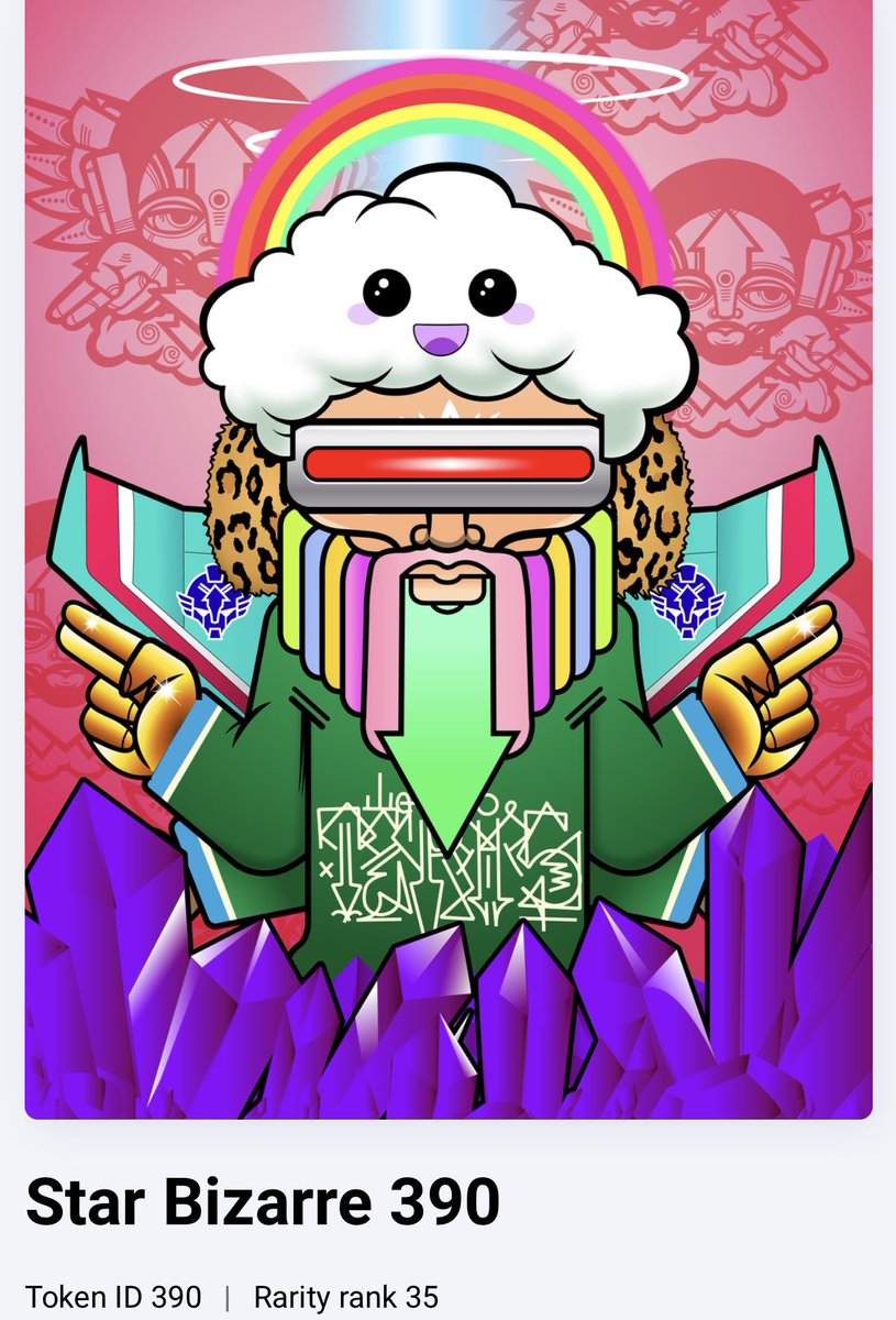 🚨🚨STAR BIZARRE GIVEAWAY🚨🚨

We are giving away this RANK 35 Star Bizarre NFT!

🪩 Follow <a href="/RasTerms/">RasTerms</a> <a href="/tombheads/">Zorro 🏴‍☠️</a> <a href="/illuminaticongo/">illuminaticongo ♰</a> <a href="/JAKEEY31/">Jake EY3 𓂀</a> 

🪩 Retweet &amp; Tag a Buddy in Comments

🪩 Winner chosen in 48 hours!  

#starbizarres #ftm #tombheads #nftkey

nftkey.app/collections/st…