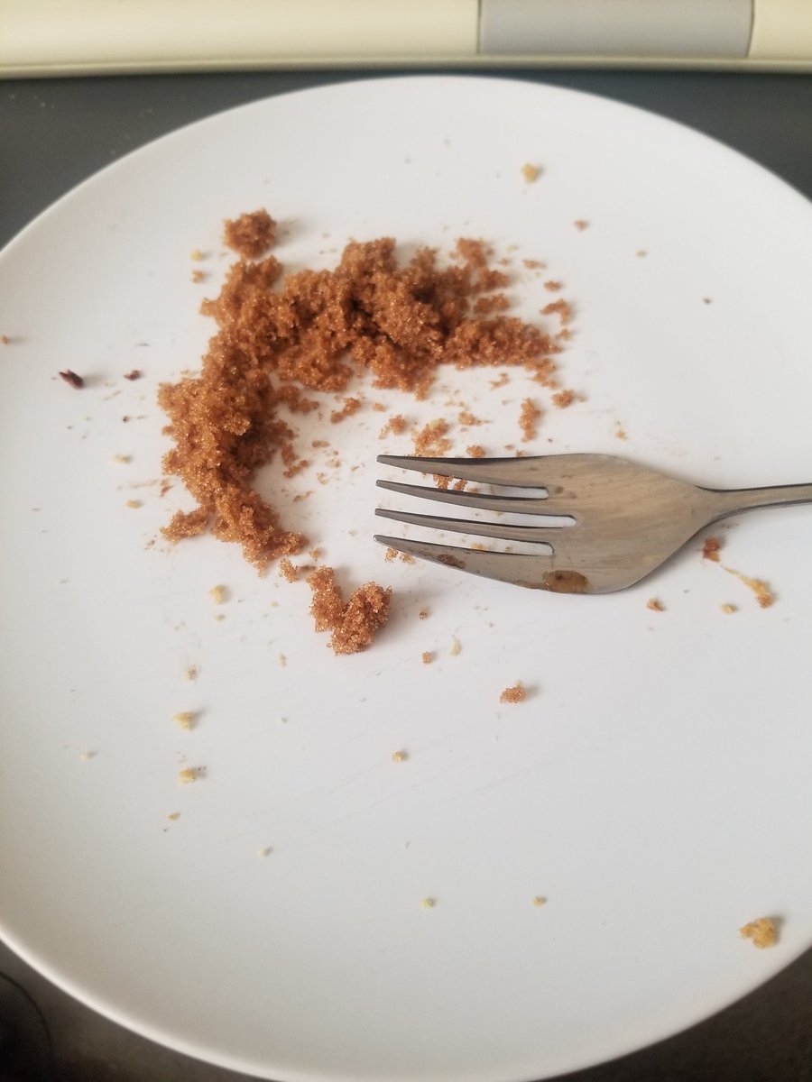 EmeritheC's tweet image. I bought brown sugar to make cookies. I made the cookies, but as I feared I am now just eating the brown sugar by itself.