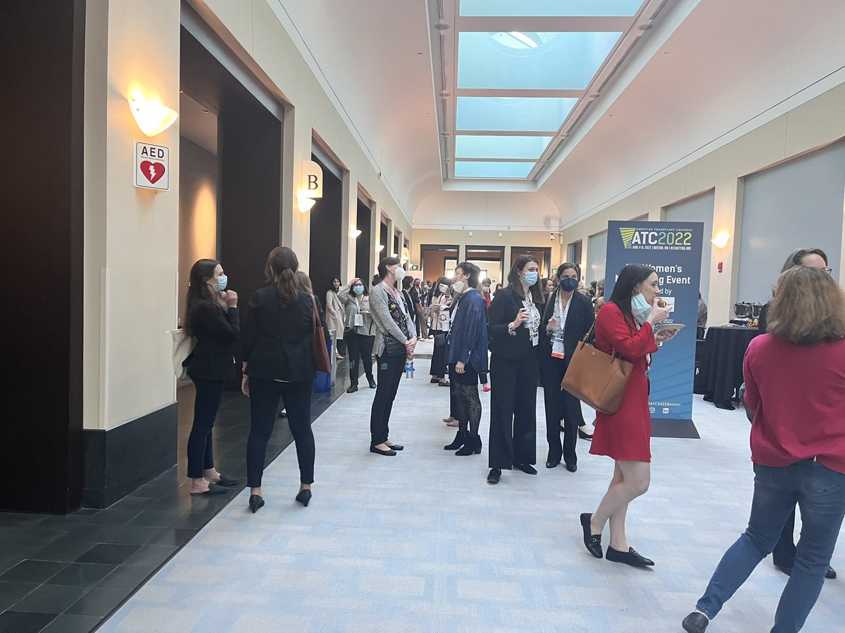 ATCMeeting's tweet photo. What a wonderful turnout for the ATC Women’s Networking Event sponsored by @CareDx at #ATC2022Boston. https://t.co/CeKFVnYMyz