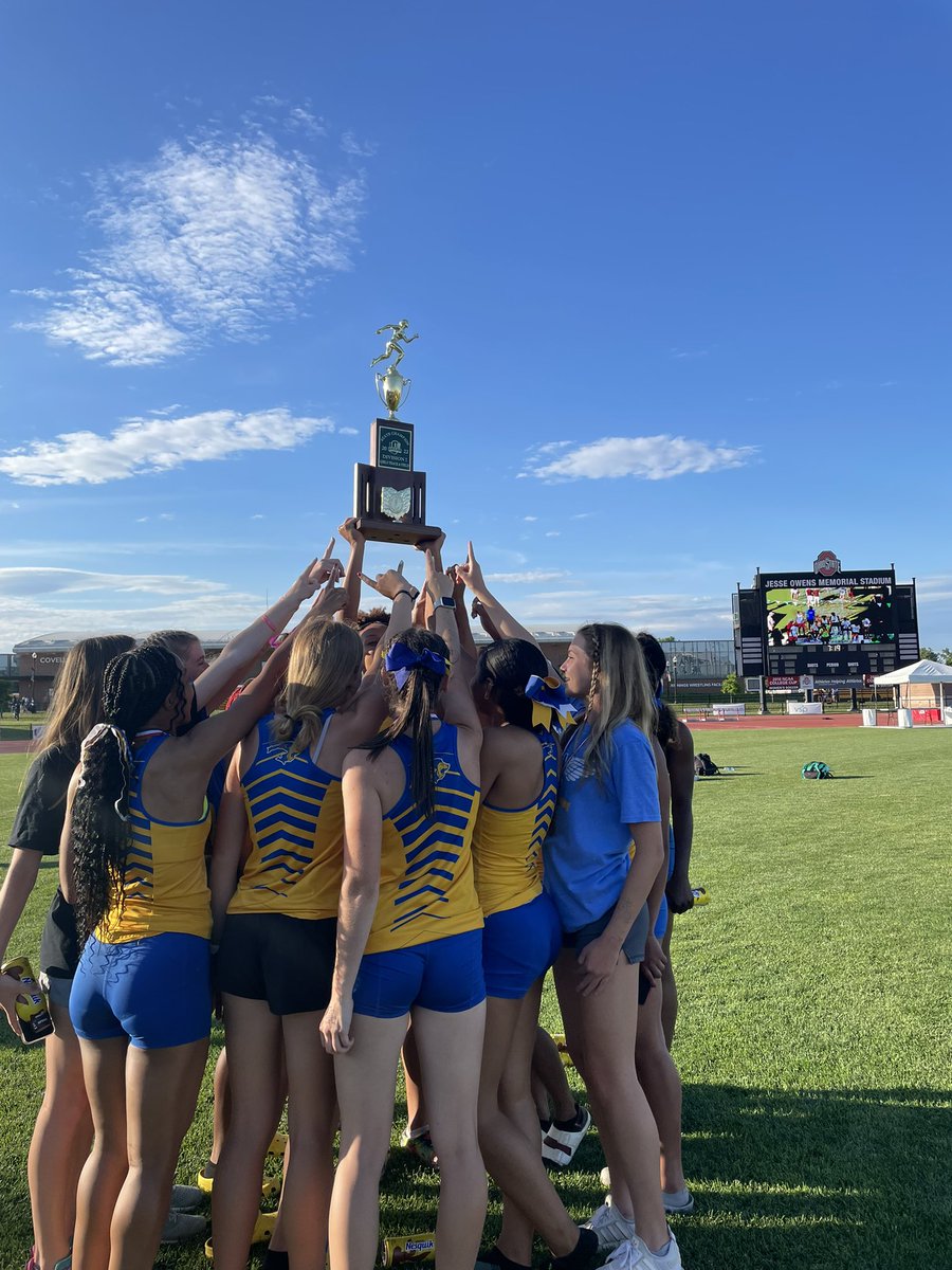 <a href="/LadyLionsTrack/">Gahanna Lincoln Girls Track</a> are DIVISION I STATE CHAMPIONS!!!! #WeAreLions