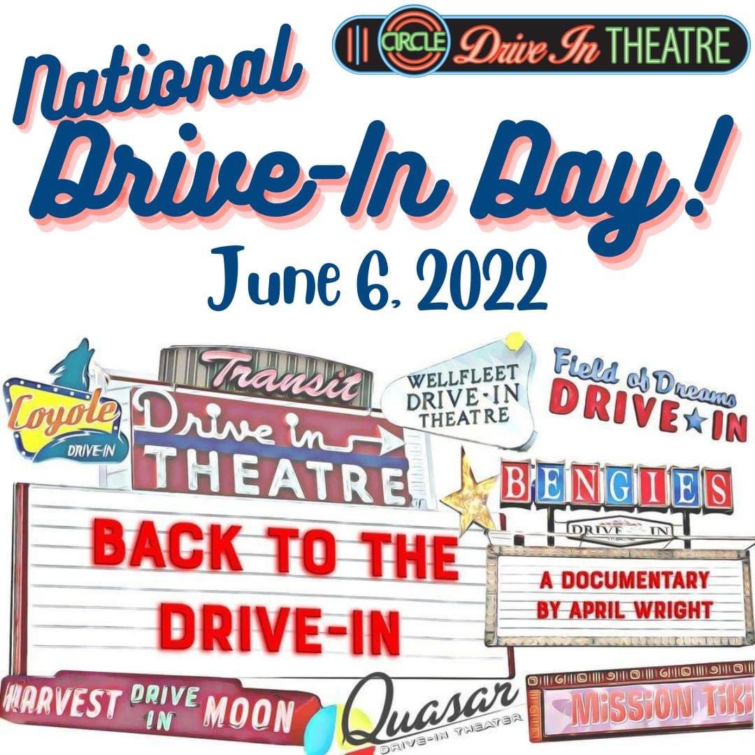 driveindoc's tweet photo. BACK TO THE DRIVE-IN at the Circle Drive-In in Dickson City, PA for Drive-in Day June 6! 🎥 🎉 @CircleDriveIn @FilmFatalesOrg @AWD_Directors @therealjoebob 
https://t.co/MpUQY4otoR
#driveinday #independentfilm #driveintheater #driveins #documentary #femalefilmmaker https://t.co/6UK0MxidZb