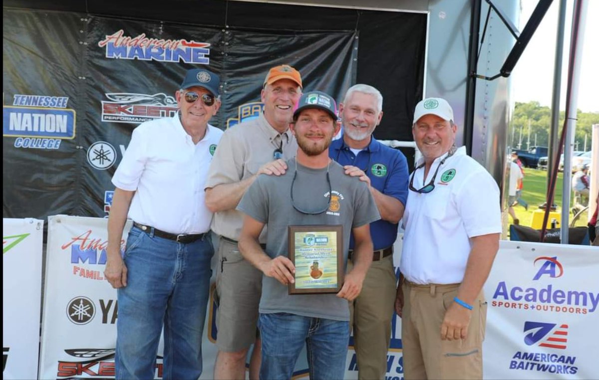 Congratulations to Will Dodson from Clay County HS for earning the first place scholarship today at the TN #BassNation High School State Championship #fishing tournament