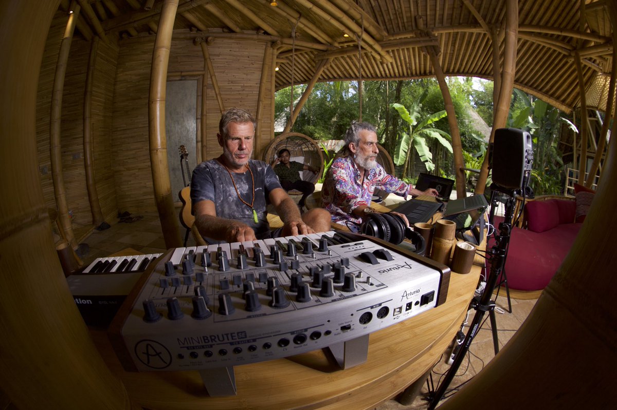 Another day in our spaceship recording studio writing and producing music. Stay tuned for the song release soon. 🎶 🚀 

<a href="/ExtraSens_Prod/">ExtraSensorialProductions</a> w. <a href="/SamuelCereghini/">akaZion</a> &amp; <a href="/kippermusic/">Kipper</a> 
<a href="/ArturiaOfficial/">Arturia</a> <a href="/WeAreNovation/">Novation</a> <a href="/RoliAre/">WeAreROLI</a> <a href="/Genelec/">genelec</a> <a href="/GeChic_USA/">GeChic</a>