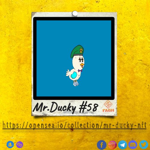 FAGHNft's tweet photo. Mr.Ducky #72 is minted on opensea 🔥
Check link in bio 

#faghnft #mrduckynft #NFTdrops #nftarts #nftartwork #NFT #nftdrops #nftpromo #nftsstories #nftfashion #nftmarketplace #nftcommmunity #nftproject #digital #digitalmarketing #digitaldrawing @opensea https://t.co/oQAmFjreNT https://t.co/QoplnQZNUC