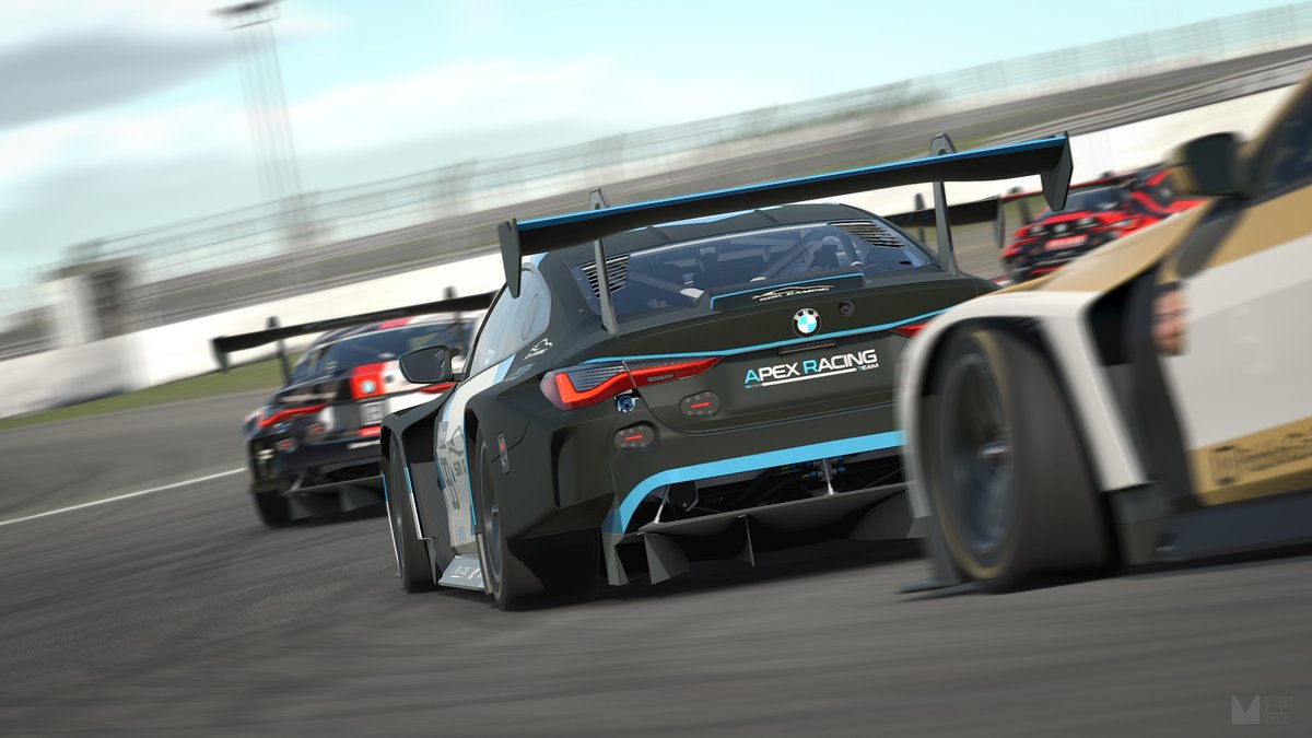 alexsanb47's tweet photo. The weekend isn't over yet! Coming up at 3:40PM CEST, we have @BMWEsports SIM GT Cup at Watkins, sharing the @apexracingteam car with @MaxDaytona this time😤
Really hot track conditions and limited practice makes for a spicy recipe 🫡 #ragards
Tune in https://t.co/DZAgDI5EIu https://t.co/3MqiqJWAfl