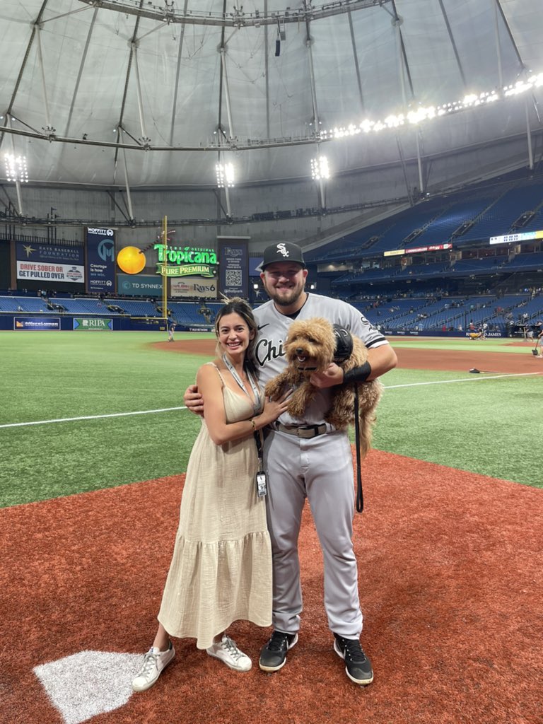 Chuck Garfien on X: We're talking Jake Burger (and Carmel the Dog) on  White Sox Pre-Game Live at 12:00 CT on @NBCSChicago. / X