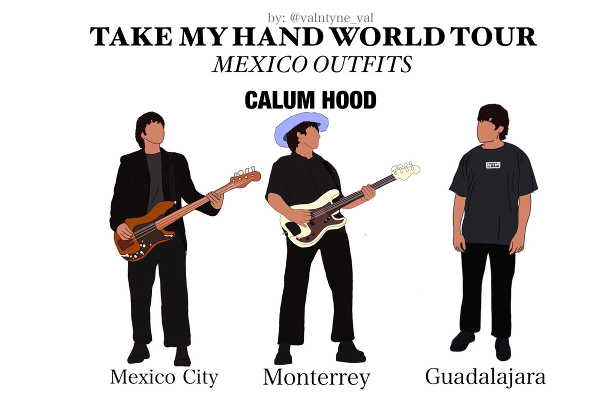 5sos came to Mexico a few weeks ago, I wanted to draw the outfits they used in the shows. Very grateful to have heard them live and sing my favorite songs with people as passionate as me.
Mexico loves you guys ❤️🇲🇽
.
.
#TakeMyHandTourMexico @5sos