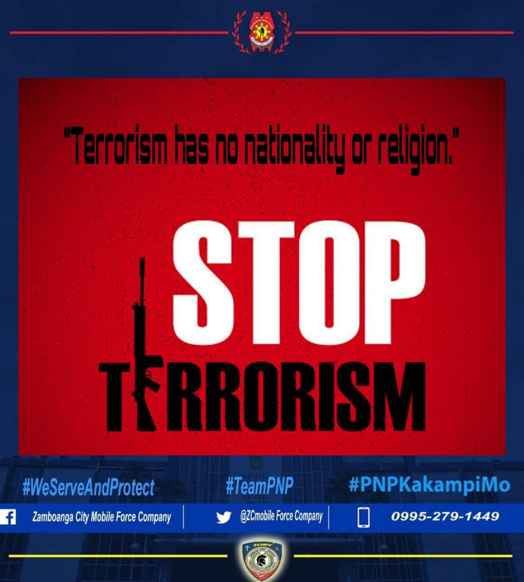 ZCMobileForce's tweet photo. #STOPTERRORISM
#PulisNgPilipino 
#PNPKakampiMo 
#TeamPNP https://t.co/SmBIrqFRBm
