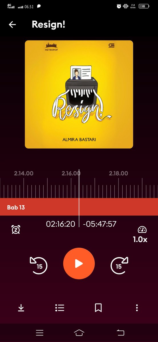 Penyelamat reading slump..ehehe
Sambil dengerin <a href="/StorytelID/">Storytel Indonesia</a> dan buka <a href="/gramediaebooks/">Gramedia Digital</a> 
Mantap elah😍
Sambil rebahan hari minggu pagi beh.. makin mantap🤣