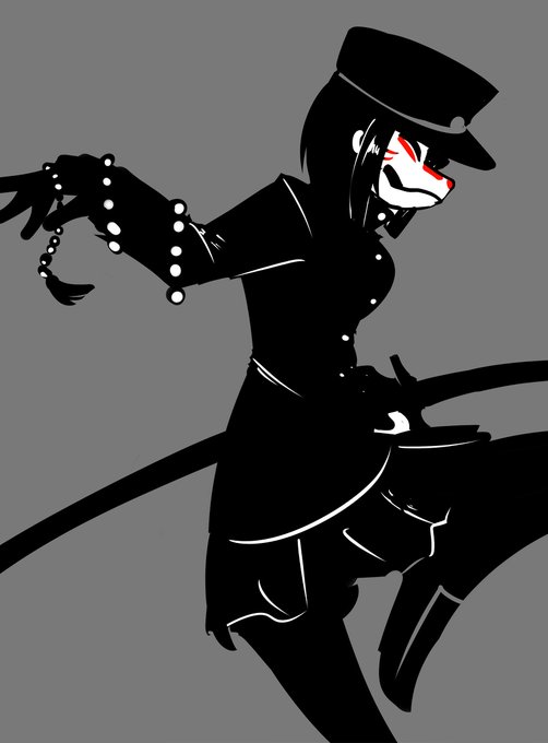 狐面のtwitterイラスト検索結果 古い順