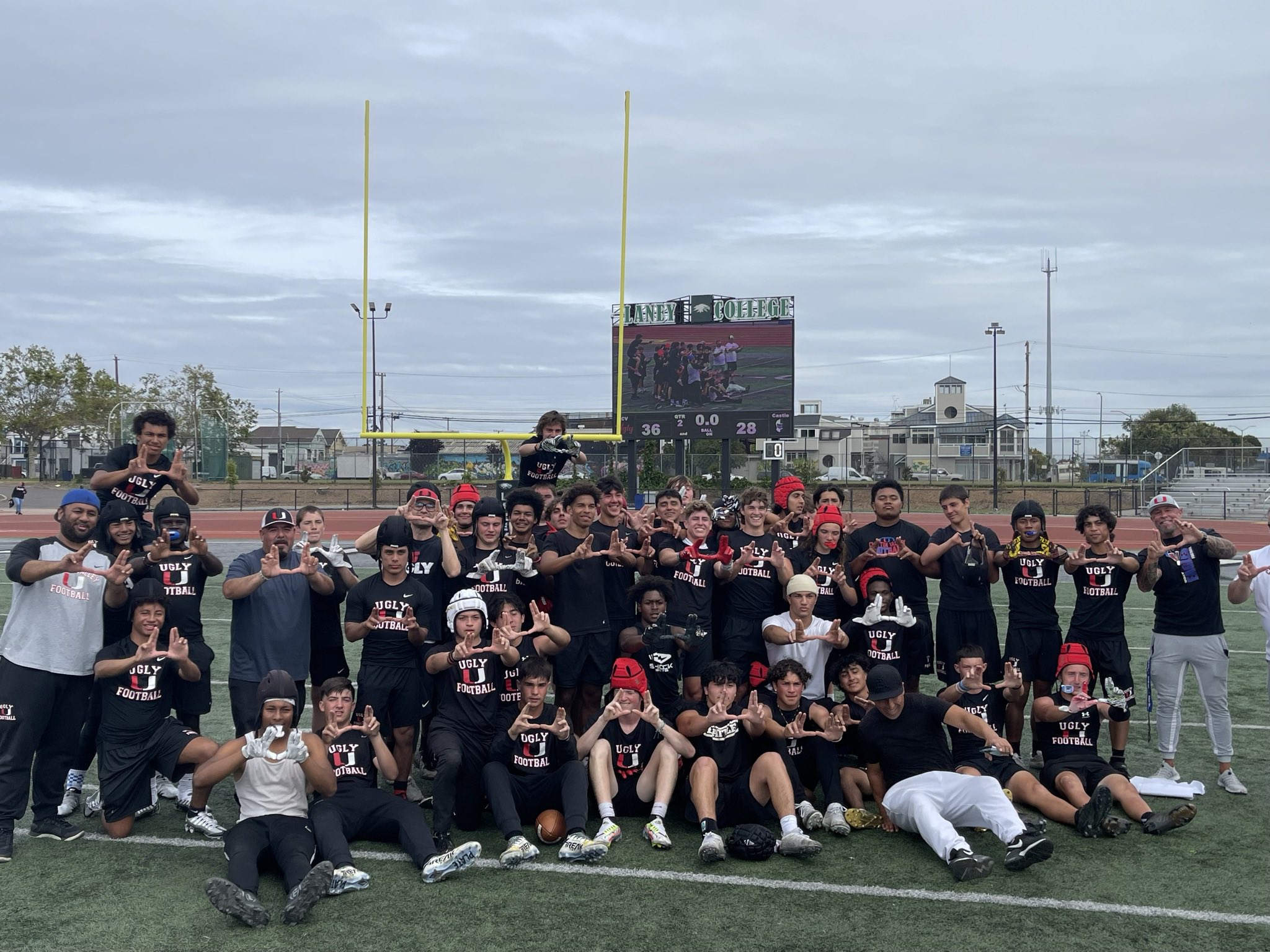 CV Football on Twitter "Great day to be an Ugly 🦅. Laney 7on7 Champs