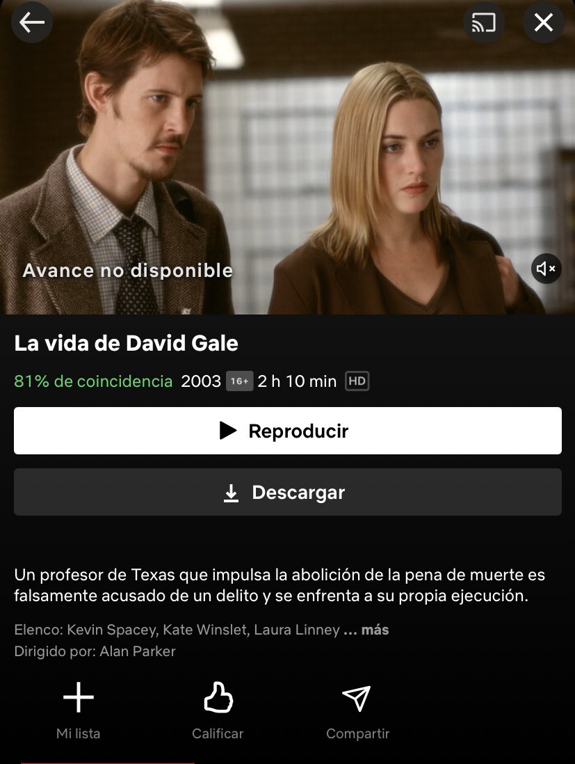 sofiaguelman's tweet photo. Miren este películon que está en netflix, no tiene desperdicio https://t.co/Q81kvW2hzb