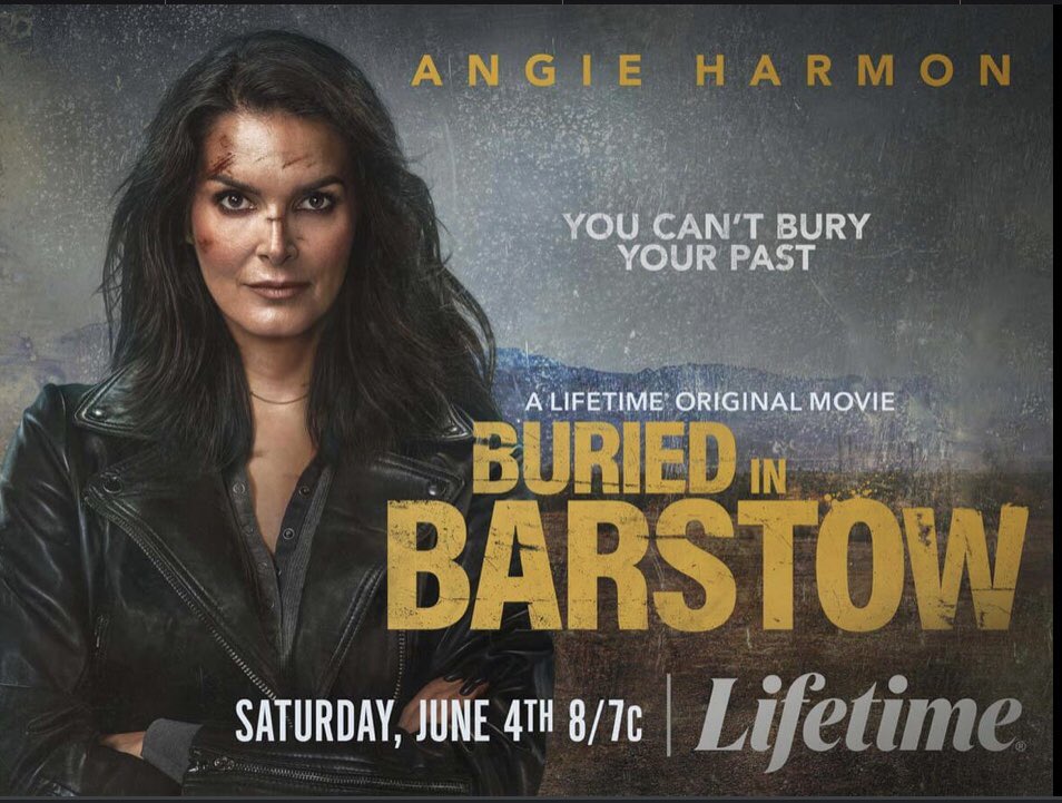 syntha1972's tweet photo. Watching @Angie_Harmon  in       @BuriedinBarstow https://t.co/Eq3nR4kOZZ