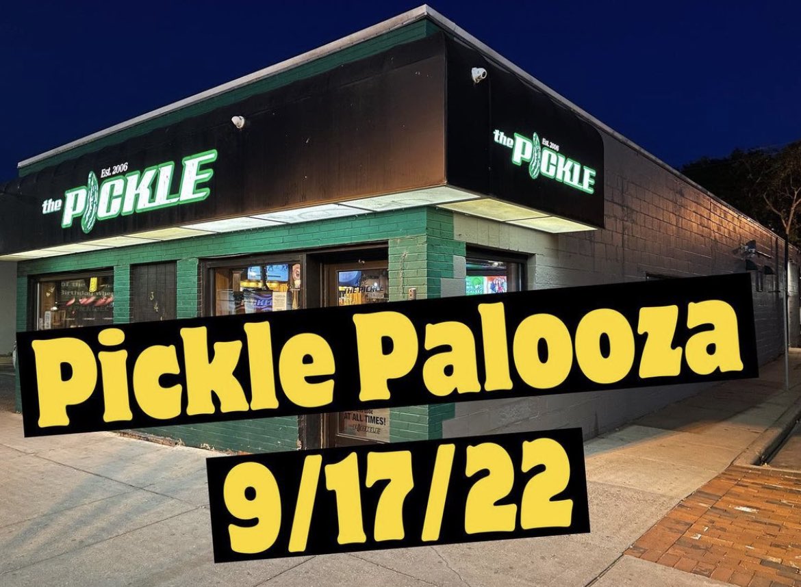 picklebarec's tweet photo. 💚💚💚💚💚💚💚💚
Let’s get ready for palooza!! 
9/12/22 @4thandWaterEC https://t.co/RzrFeBIzpR
