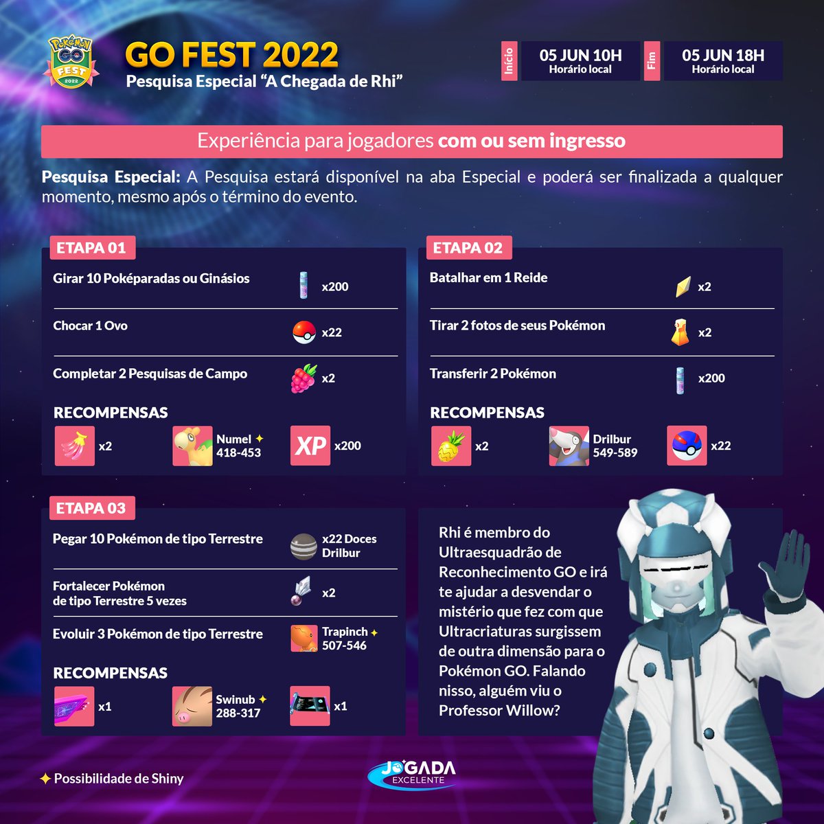 GO Fest 2020: Confira os times dos - Jogada Excelente