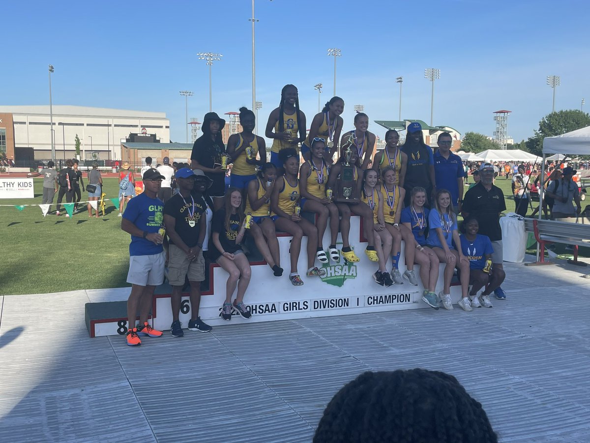 Congratulations to the Gahanna Lincoln Girl’s  track team for winning its 3rd State Championship today. This is an incredible achievement for  the the Lady Lions and coach Roger Whittaker  and his coaching staff! It was a really fun me to watch! <a href="/GahannaJeffersn/">Gahanna-Jefferson</a> <a href="/GLHS_Athletics/">Gahanna Lincoln Athletics</a>