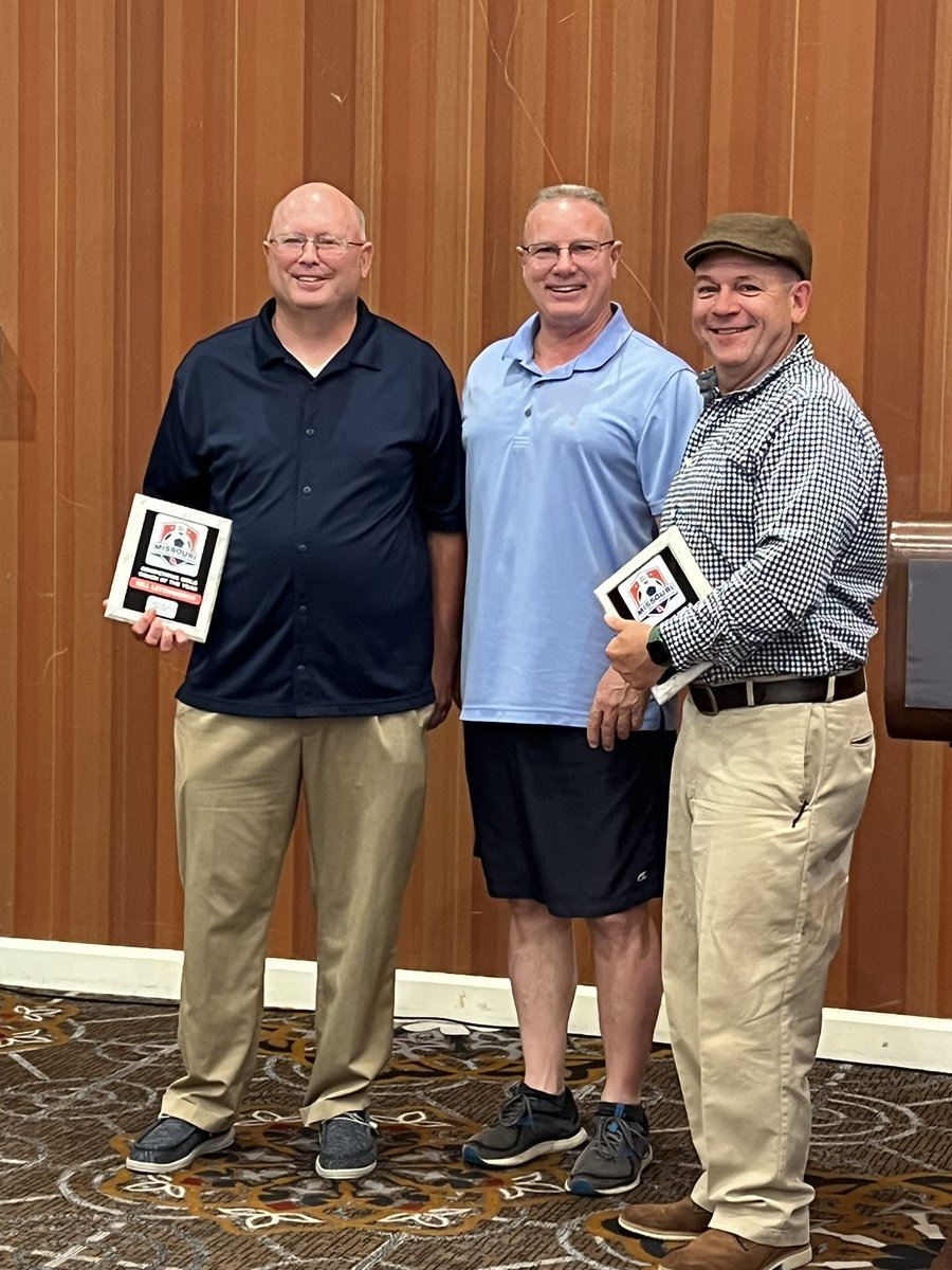 Coach Bill and Coach Todd received their Missouri Youth Soccer competitive girls coaches of the year tonight! ⚽️❤️ Best coaches ever. We had fun and we’re friends for life. And most everyone’s acls are intact which was a bonus.