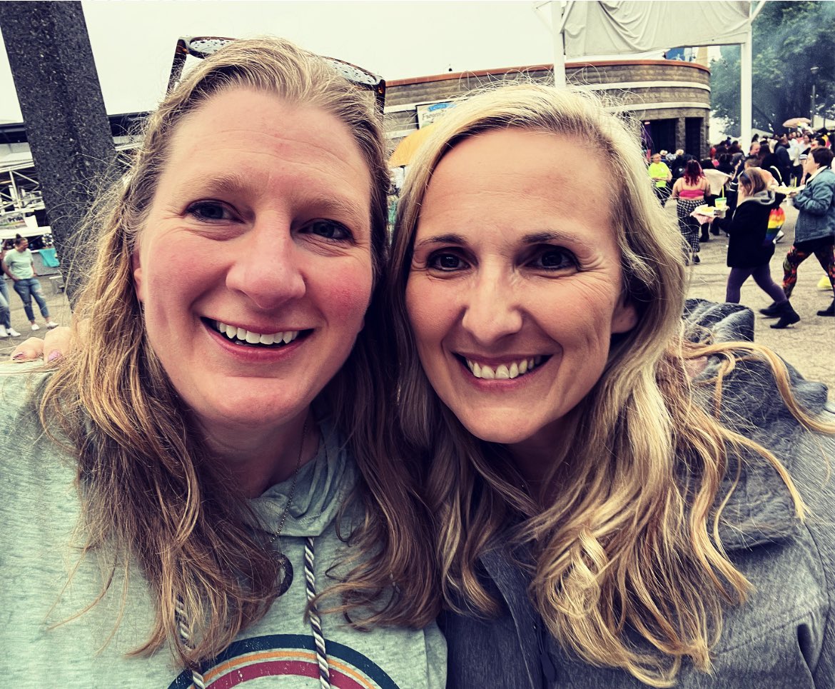 It’s been a minute…or a few years…since we’ve been to the fest. Happy <a href="/mkepride/">Milwaukee Pride</a> - with @Gina2you. #loveislove