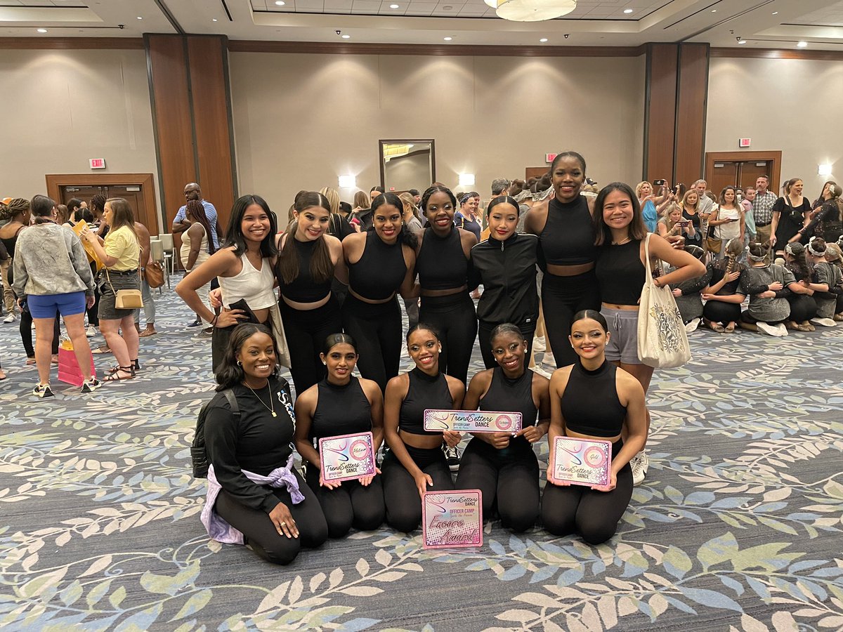 Officer Camp was a success! 
💎Platinum Award for our officer evaluations overall
💎Encore award for DO’s lvl 3 jazz &amp; a technique award
💎Gold creativity award for SO’s Thank you Trendsetters Dance for having us! 💙✨

#alvinisddance #shadowcreekhs #trendsettersdance <a href="/TS_Dance/">TrendSetters Dance</a>