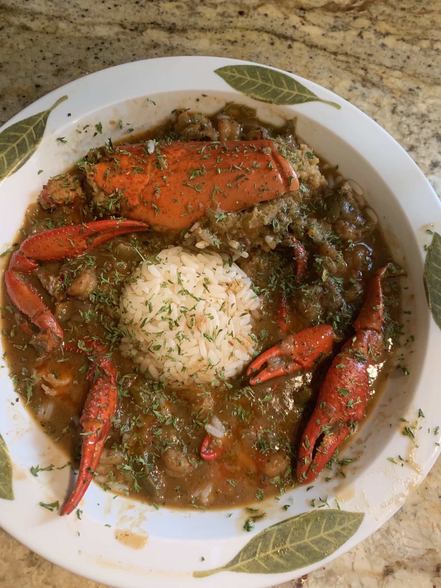 Big O on Twitter "Plated crawfish bisque with a Étouffée roux sauce