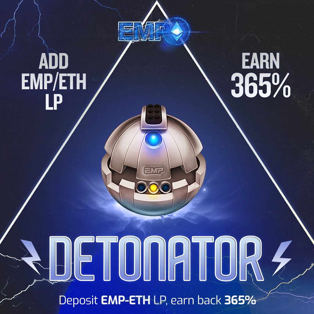 EmpFusion's tweet image. 🚨 THE DETONATOR HAS BEEN GROWING AT AN EXCELLED RATE - EARN UP TO 365 ROI%

🎰 Win over $38,000 in the daily lottery!

#EMP #ESHARE #ETH #Crypto #blockchain #DeFi #BSC #BNB #PancakeSwap