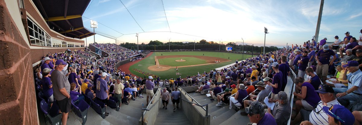 Whichever angle you prefer, it's an all-time ECU Baseball attendance record...5603..largest in program history...Thank You, and Go Pirates!!