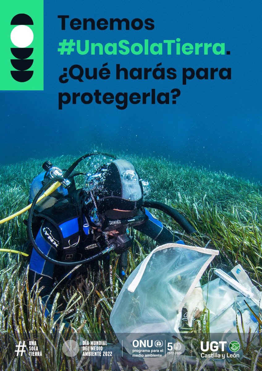 UGTCyL's tweet photo. 🌏Nuestro futuro está en juego ¿cómo vas a contribuir tú al futuro del planeta?

📍En UGT tenemos varias propuestas para Castilla y León https://t.co/ii9WE0xyEK

📷 ¡Además, puedes participar en nuestro concurso fotográfico! #UnaSolaTierra #DíaMundialDelMedioAmbiente #UGTenVerde https://t.co/LFnz7QZrQk