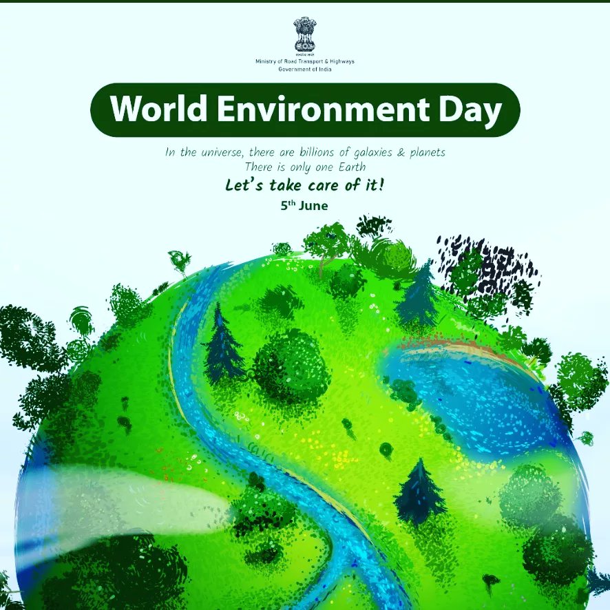 Let us all take a Pledge to live Sustainably and in Peace with the Nature..🌱🌱🌿🌿🪴🪴🌴🌴🌳🌳 #WorldEnvironmentDay #EnvironmentDay #OnlyOneEarth #RiseForHariyali #SaveSoil #PartnerWithThePlanet #विश्व_पर्यावरण_दिवस #nature