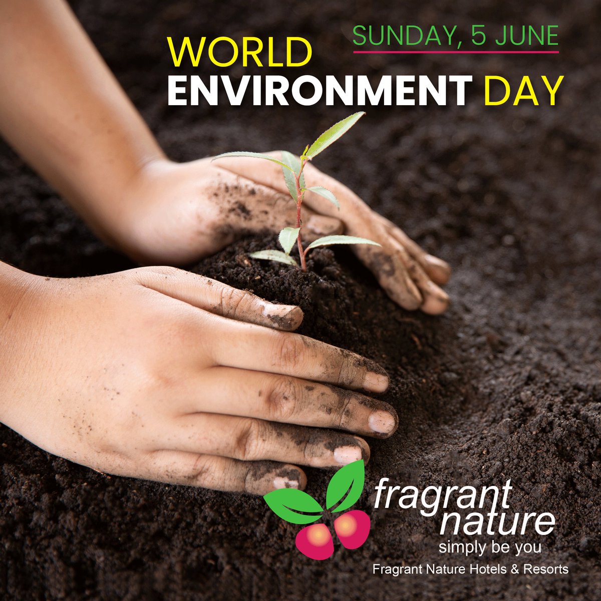 fragrantresort's tweet photo. World Environment Day reminds us of the damages our planet suffered. Spread awareness, act now and have a great World Environment Day 🌱. 
@fragrantresort
#WorldEnvironmentDay2022 https://t.co/YZ5bHTosws