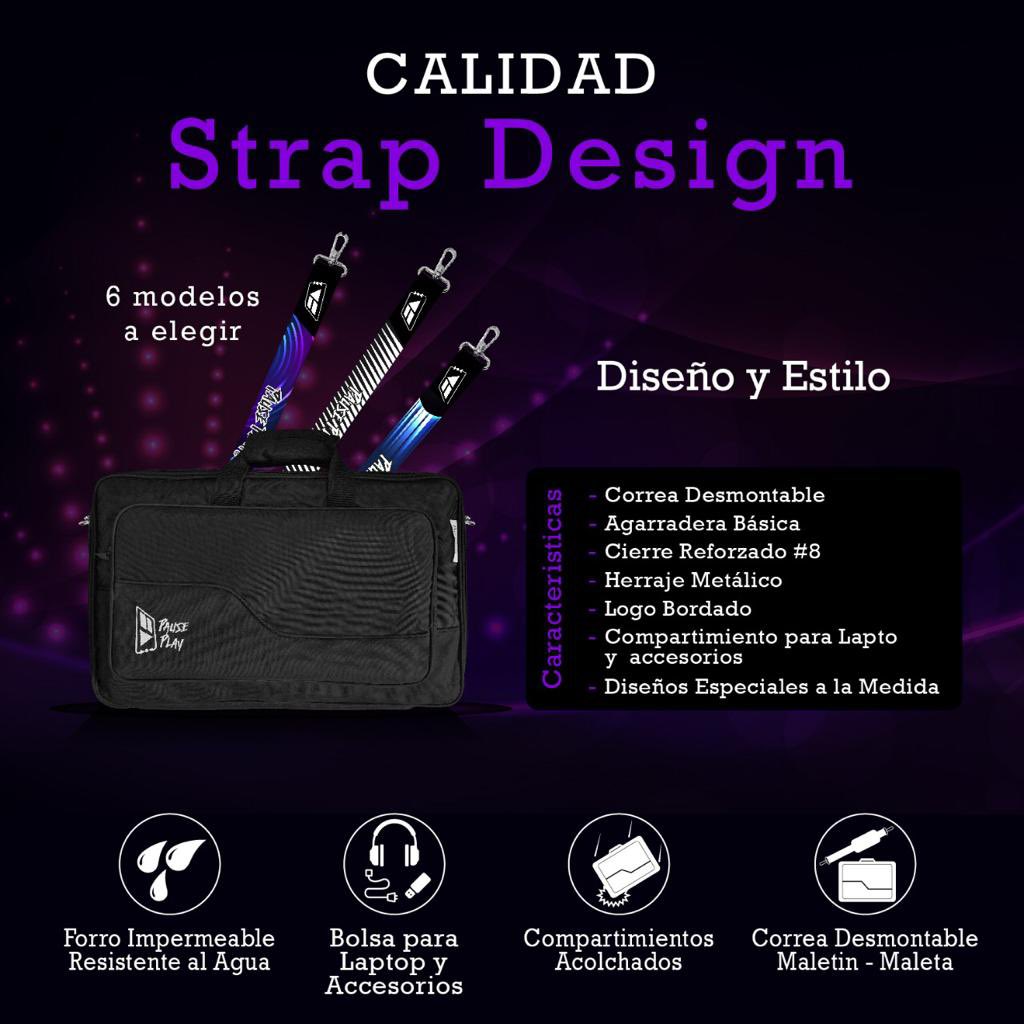PausePlay9's tweet image. Transporta con estilo 🖤. Maletín para controlador con correas intercambiables.  #PausePlay ⏸▶️ #Djs #ControladorDj