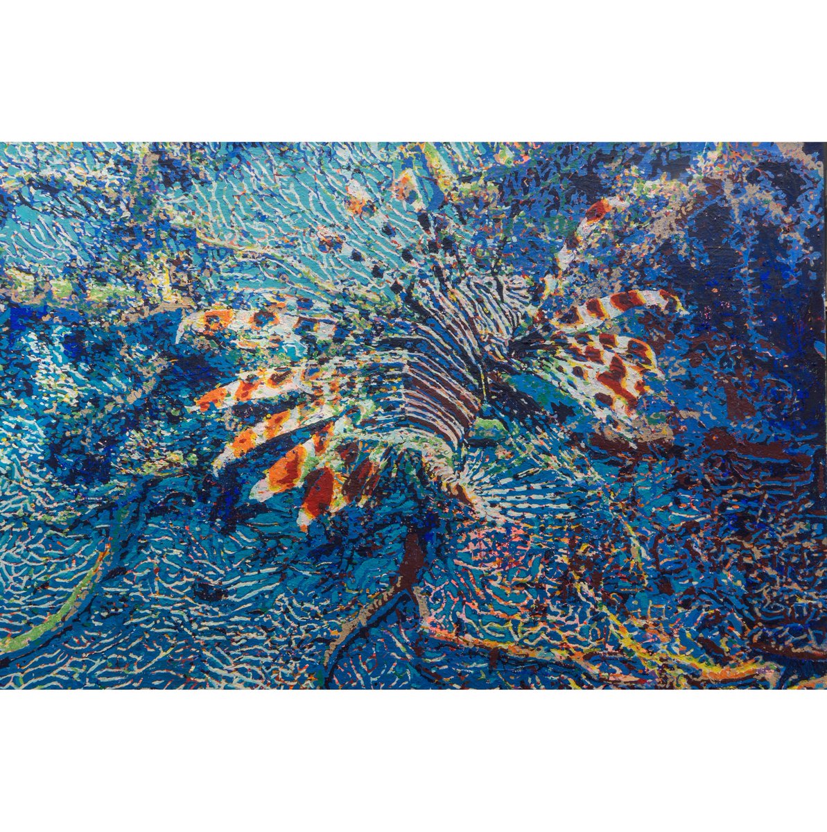 ESeywald's tweet photo. Aus der Reihe: Gebaren der Tiefsee 110x150 cm https://t.co/gfdc0hlho2
