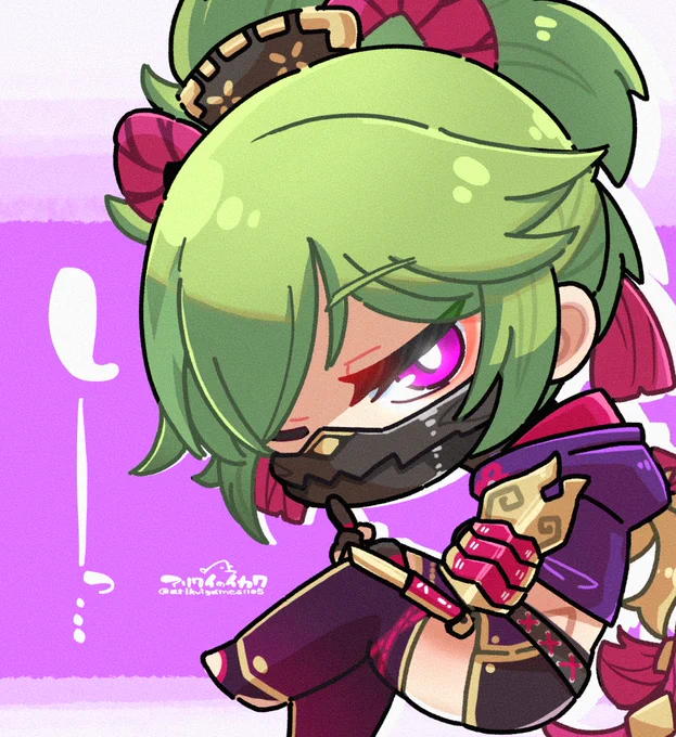 お静かに
#原神 #GenshinImpact #久岐忍 #KukiShinobu 