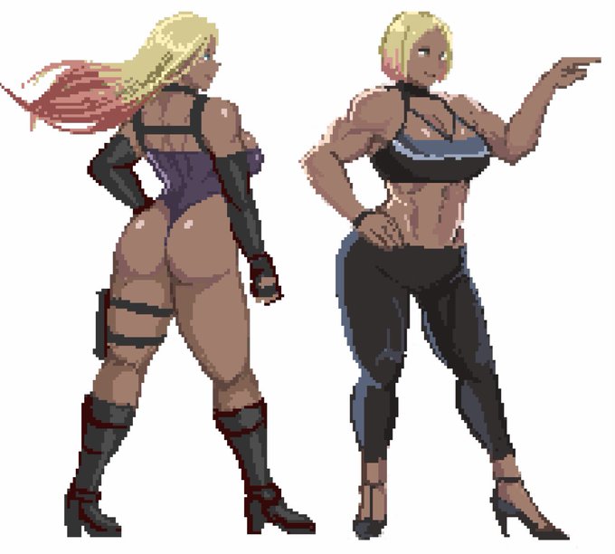 加筆した。足や手のプロポーションは派手目につけた方が引きでみた時に映えるな。 