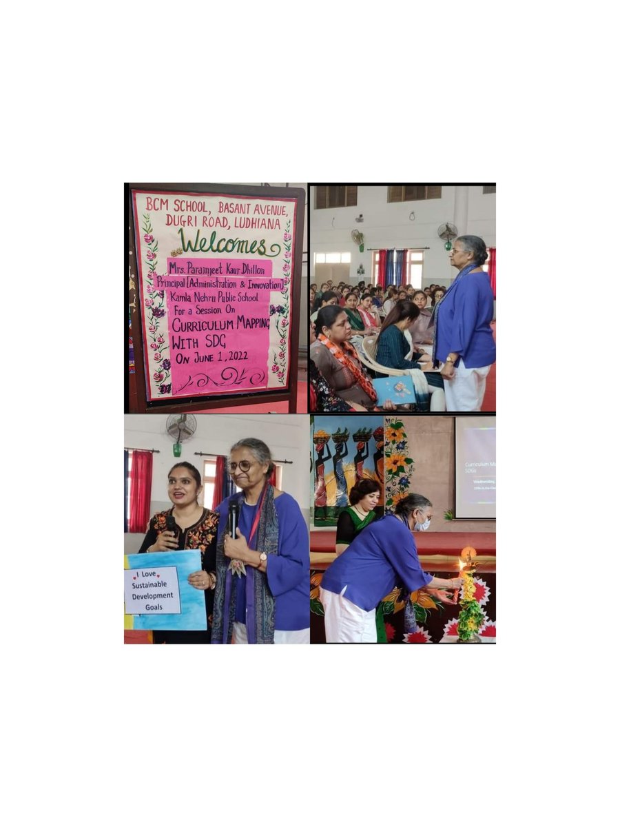 Proud feeling for Kamla Nehru Public School.... Our worthy Principal Mam being Guest of honour for a session on Curriculum Mapping with SDG on june 1,2022 at BCM School, Ludhiana.... <a href="/Pkdhillon0/">pkdhillon_08@yahoo.c</a> <a href="/charuchhabra2/">Dr. Charu Chhabra</a> <a href="/meenaks09023755/">meenakshi sharma</a> <a href="/shardapullabha2/">sharda pullabhatla</a> <a href="/Sujata12653490/">Sujata Sharma</a> <a href="/KajalSh97224712/">Kajal Sharma</a>