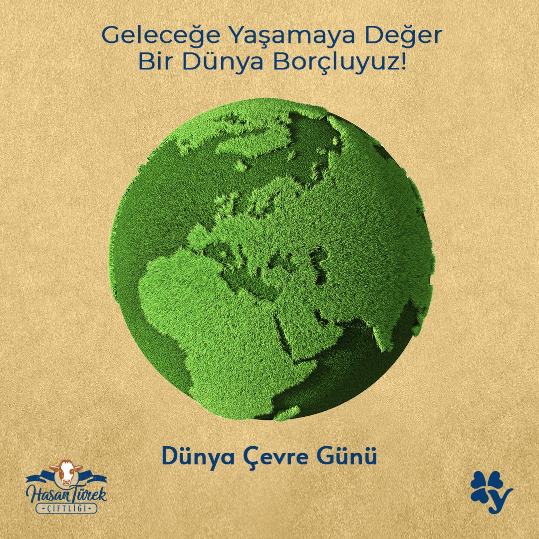 Gelecek nesillere temiz bir dünya bırakmak hepimizin en önemli görevlerinden. Çevreyi koruyalım ve onu zenginleştirerek yarınları aydınlatalım... #DünyaÇevreGünü 🌍🌱