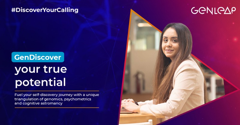 GenLeapOrg's tweet photo. Our revolutionary product triangulates #genomics, cognitive #astromancy and #psychometrics to help you rediscover your skill sets, enhance your personality, and establish unique #careergoals. Forge a life of success and purpose.
#GENLEAP #GenDiscover #DiscoverYourCalling